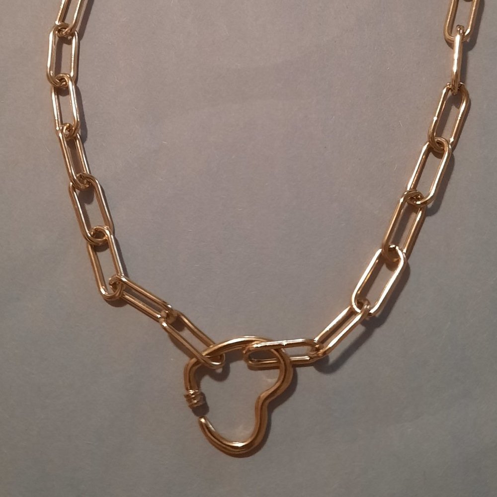 Heart pendant chain necklace